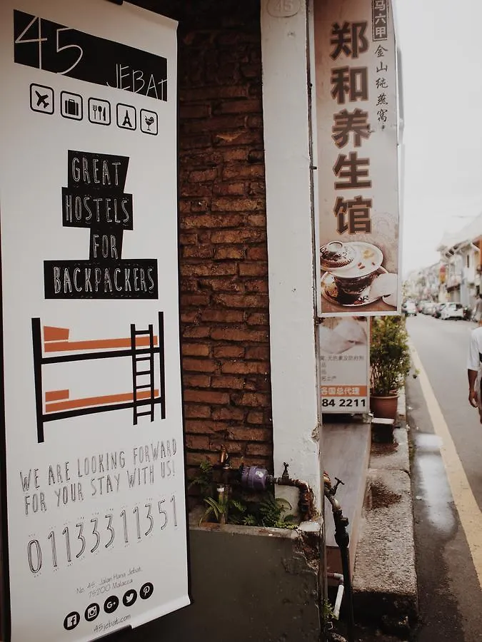 Albergue 45 Jebat Backpackers Malacca Hostal